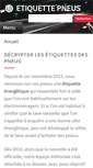 Mobile Screenshot of etiquette-pneus.com